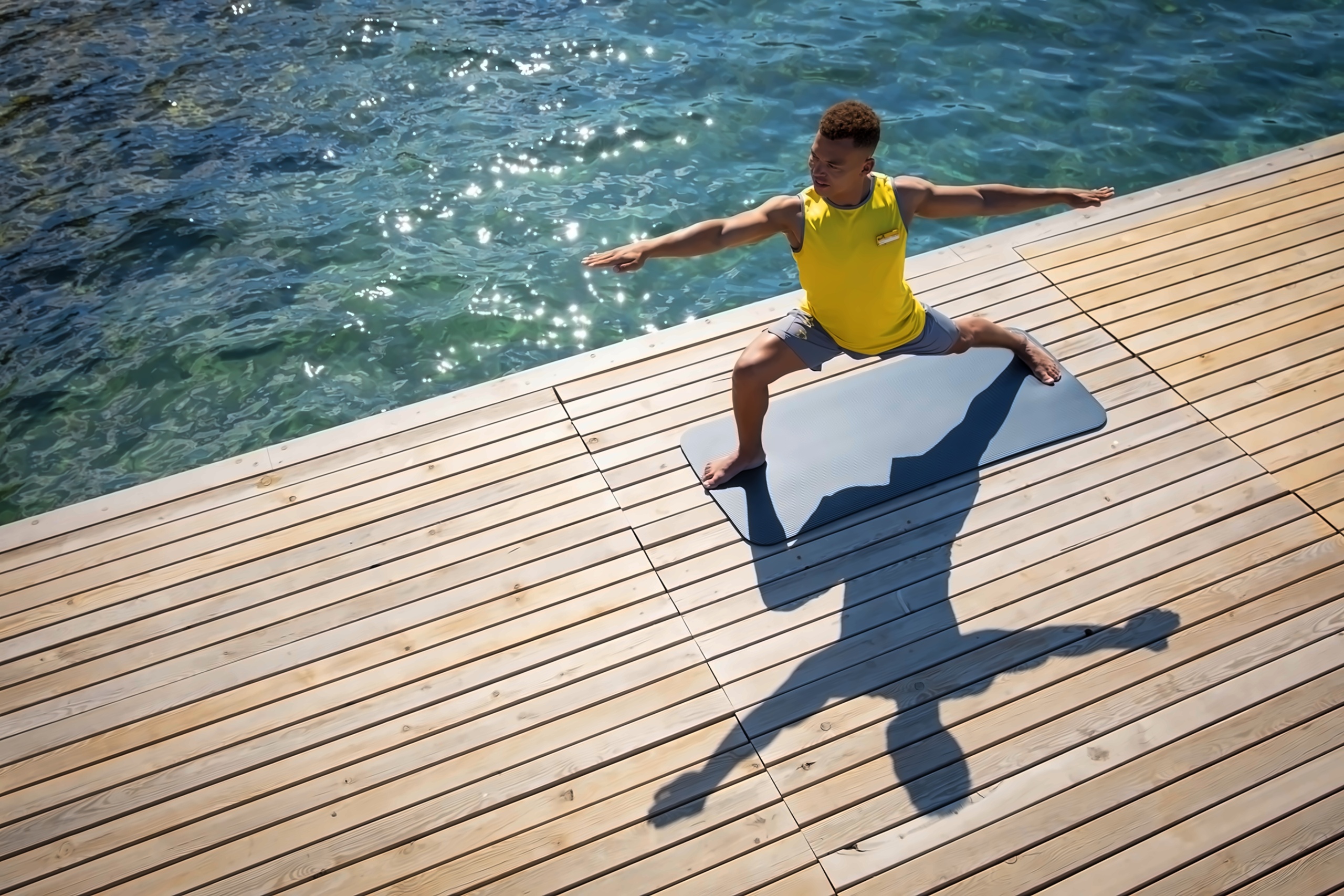 Activité douce et étirements pour le bien-être